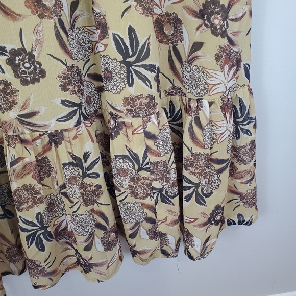 Coldwater Creek Womens Maxi Dress Flowing Boho Flower Print Size PM - Picture 9 of 13